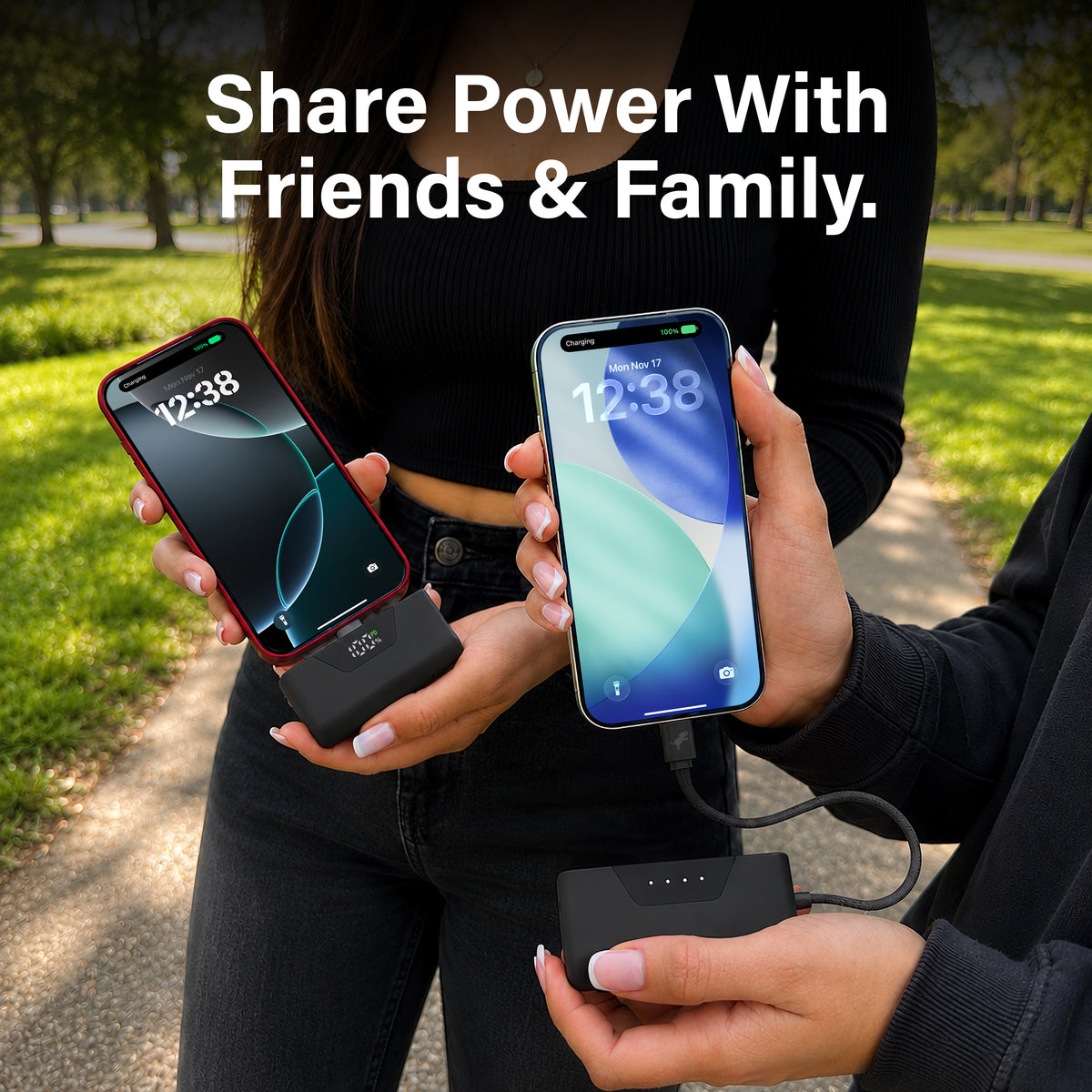 SHAREPOWER in Black