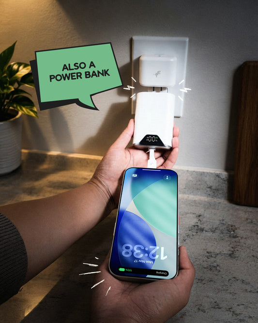 POWERSTACK Wall Charger + Portable Battery