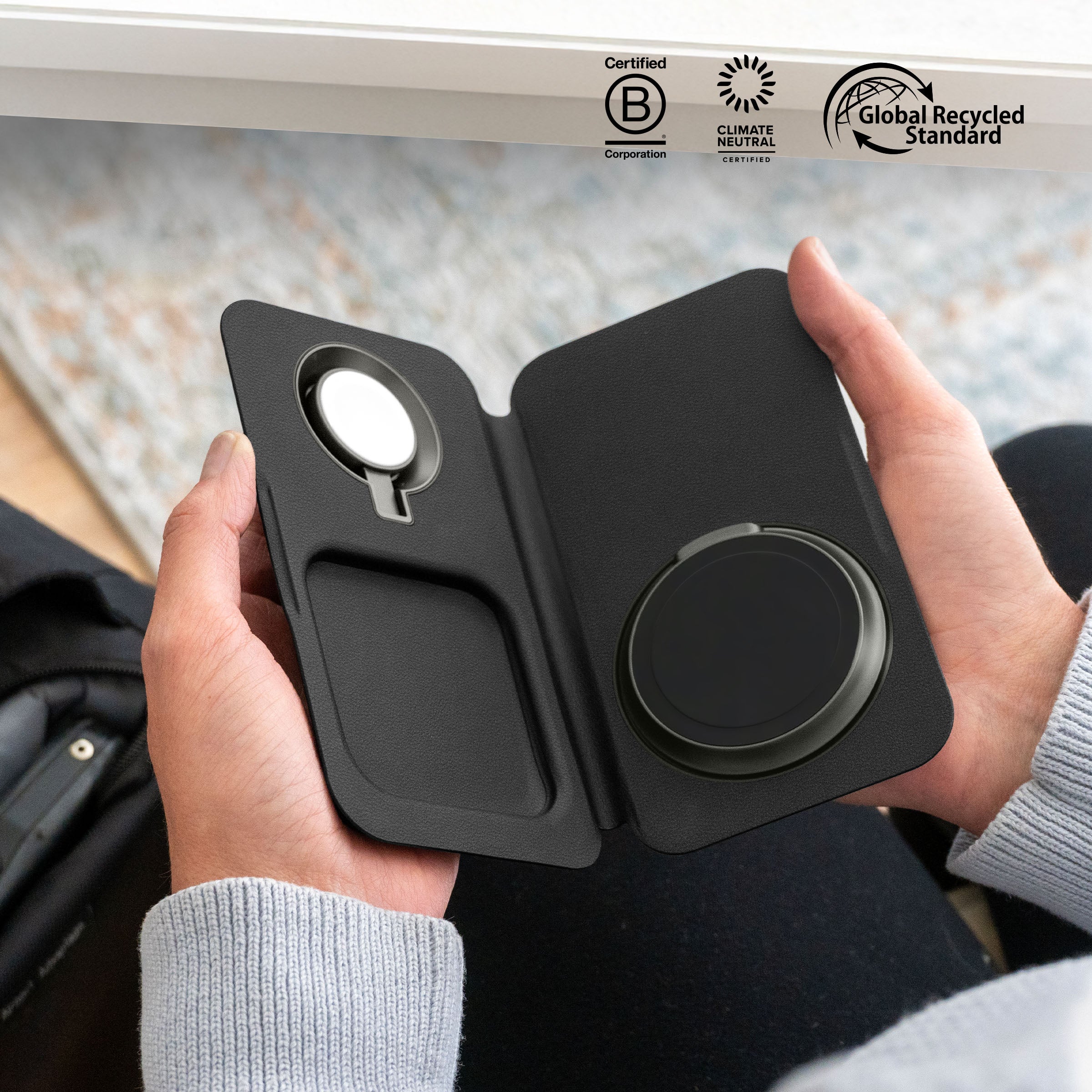 3-in-1 Wireless Travel Charger for Apple Devices | Nimble FOLD