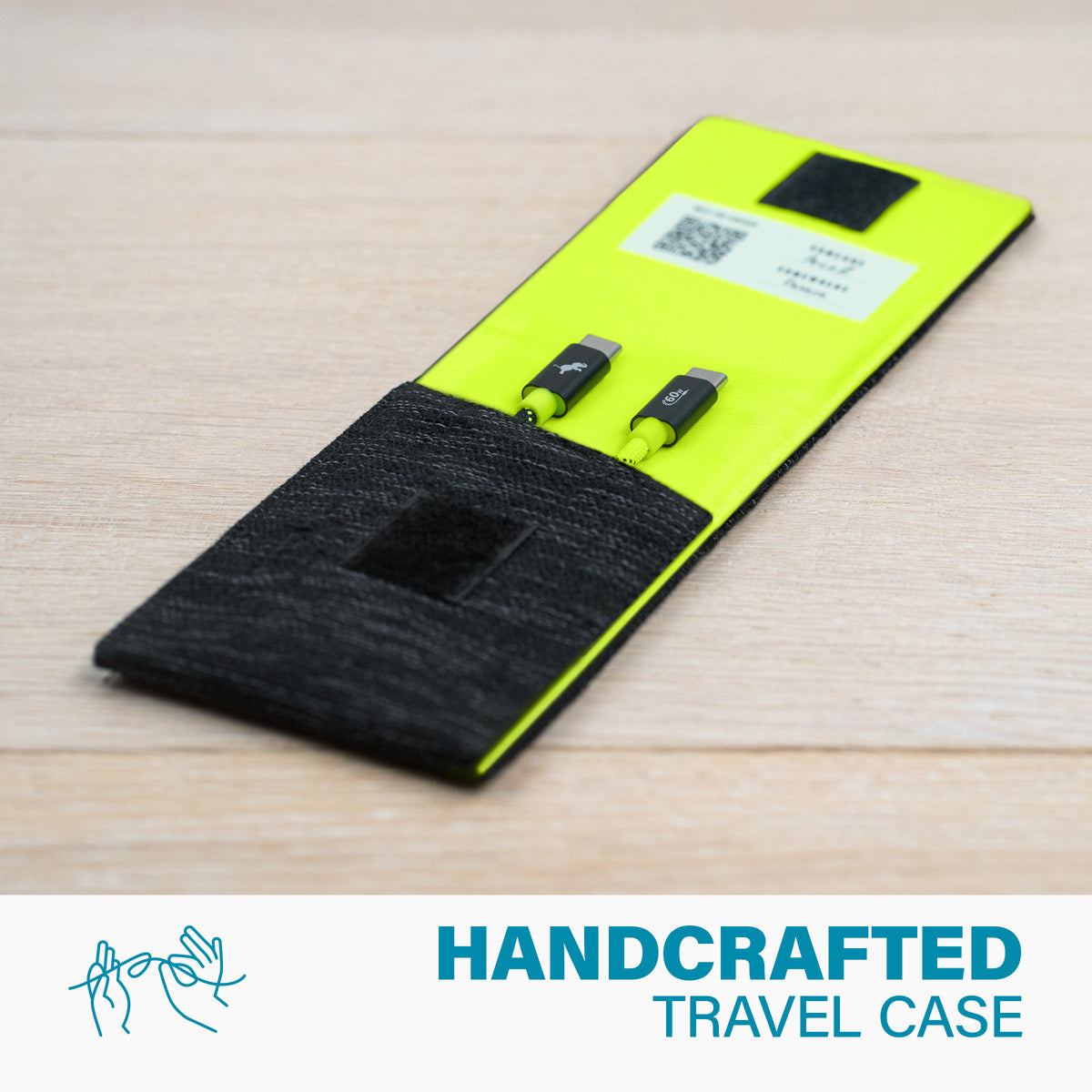 PowerKnit Travel Kit USB-C 2-Pack in Cyber Lime Color