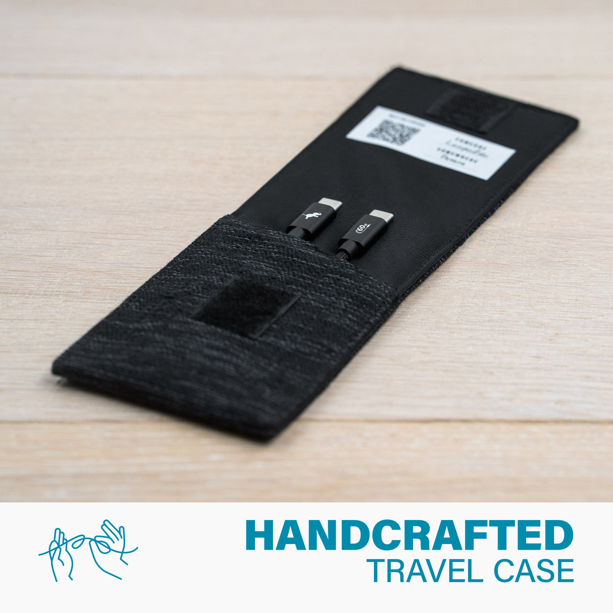 PowerKnit Travel Kit USB-C 2-Pack in Black Color