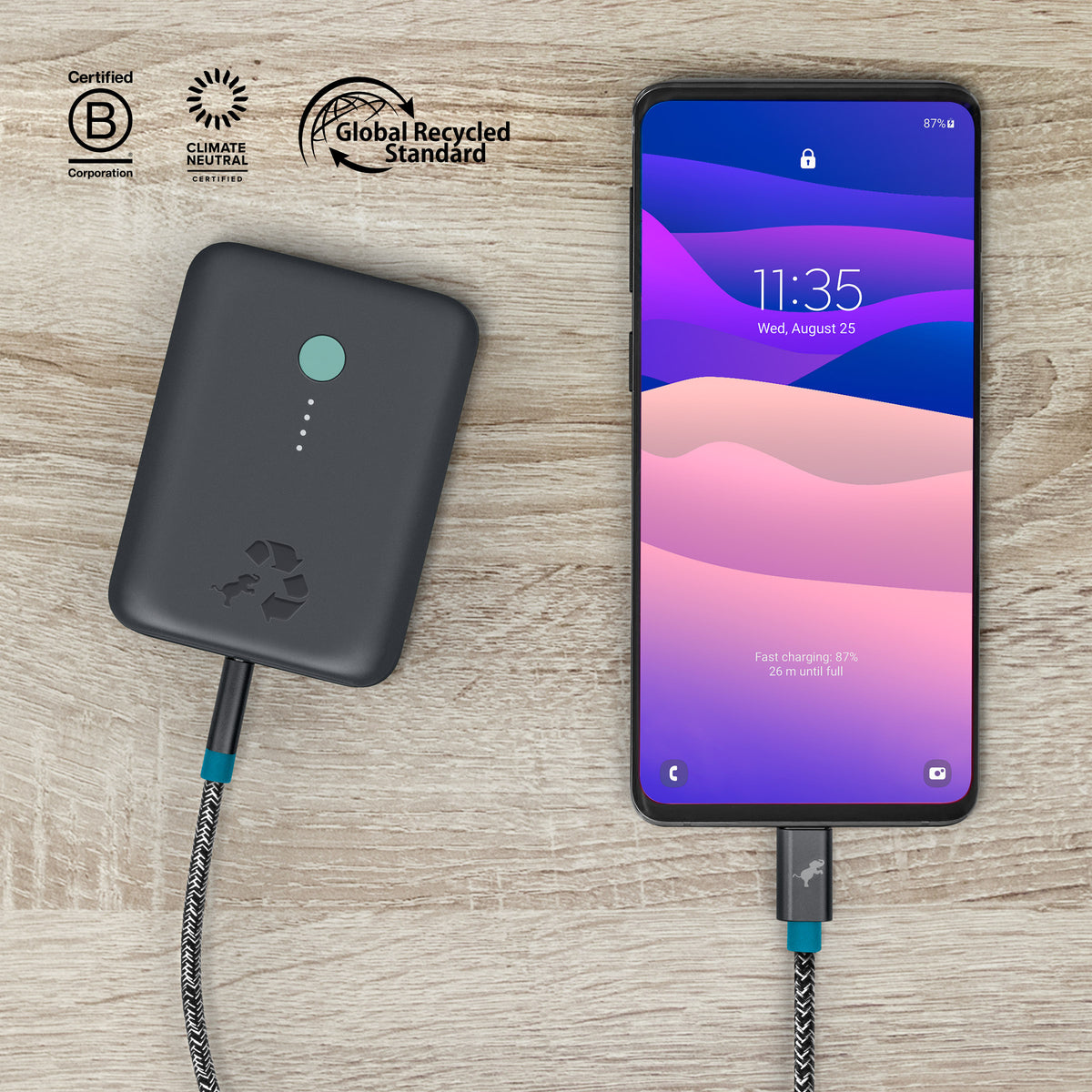 PowerKnit USB-A to USB-C Cable