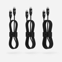 PowerKnit FLEX USB-C to USB-C 3-Pack (240W)