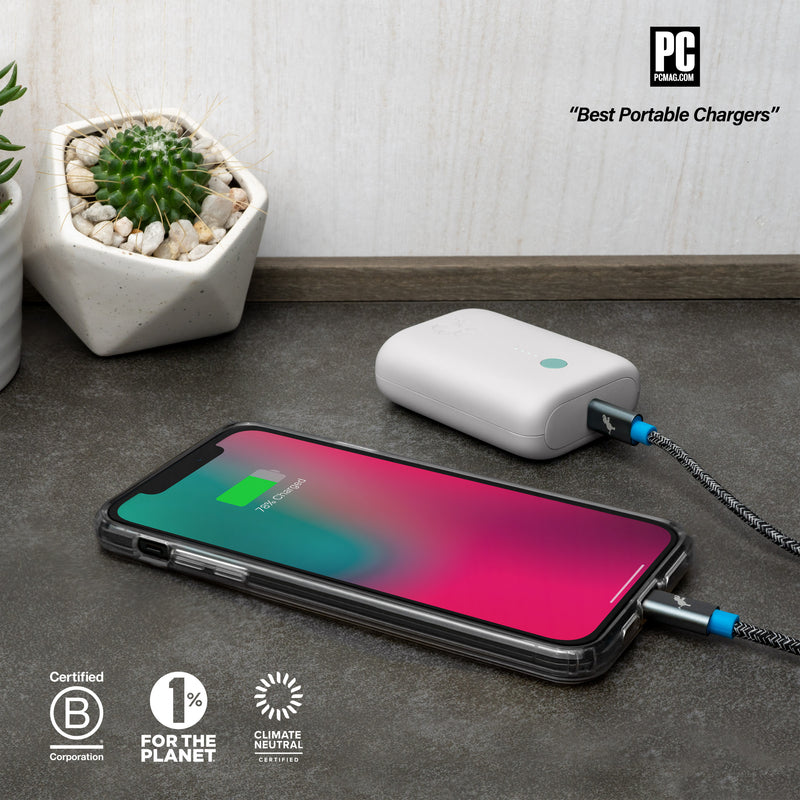 Mini Portable Charger Power Bank for iPhone,5200mAh Portable Phone Charger,  Ultra-Compact PD Fast Charging Battery Pack Compatible with iPhone 14/14