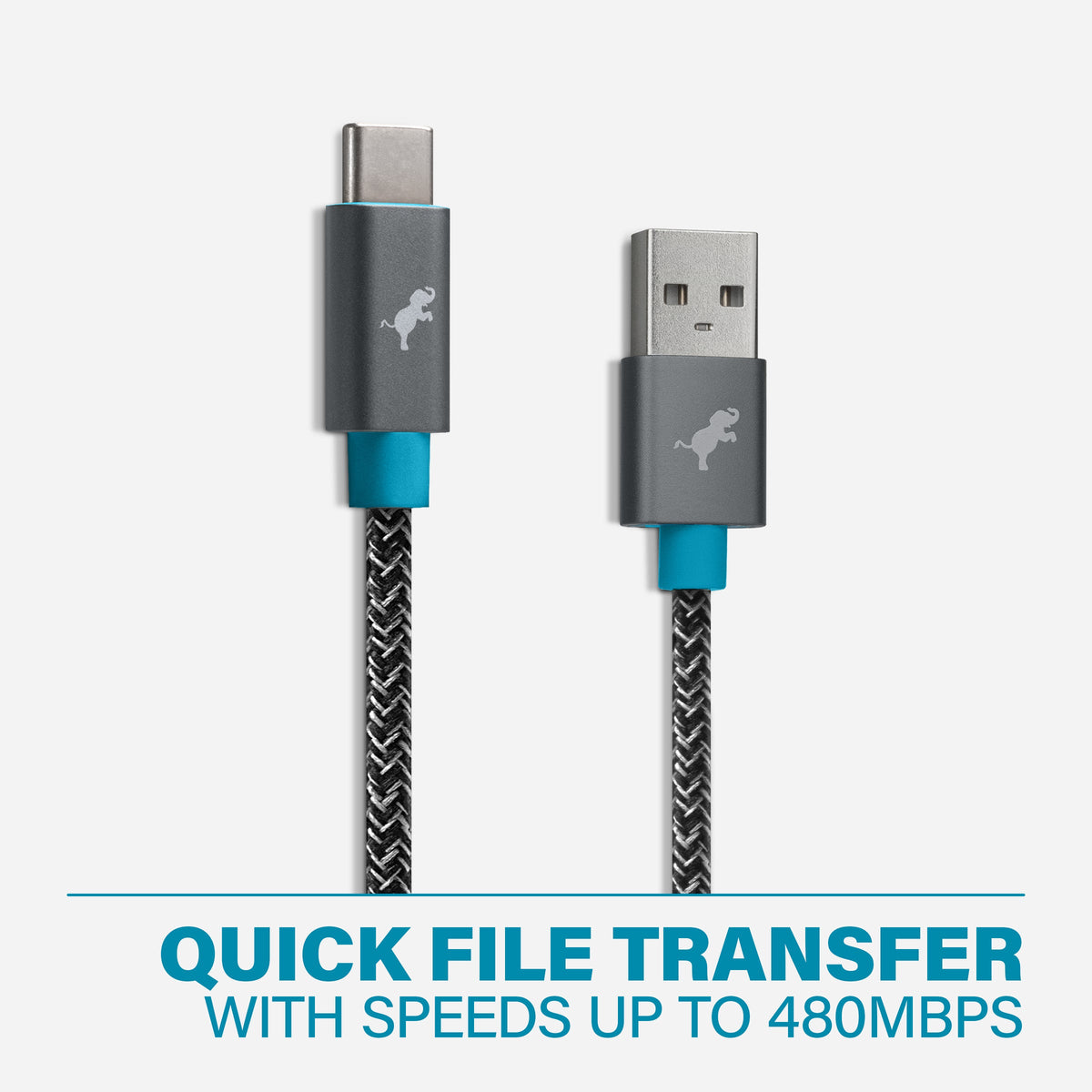 PowerKnit USB-A to USB-C