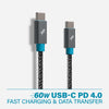PowerKnit USB-C to USB-C