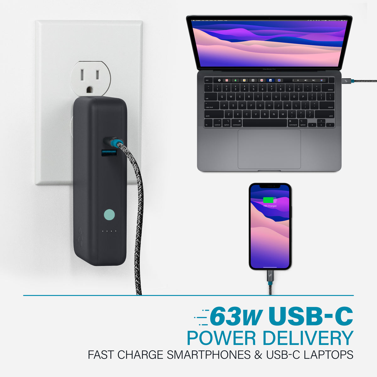 WALLY Pro Portable Wall Charger